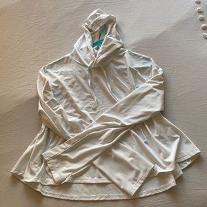 Fabletics Mesh Cropped Hoodie